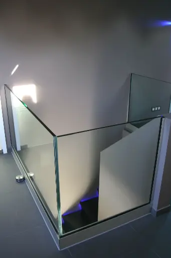 Houten Trap met Ledverlichting
