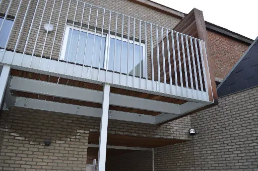 Metalen Balkonhekwerk met Spijlen