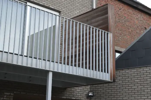 Metalen Balkonhekwerk met Spijlen