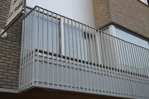 Metalen Balkonhekwerk met Spijlen