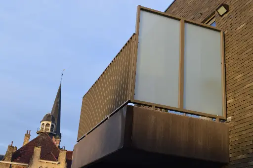 Balkonhekwerk in Cortenstaal
