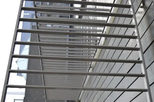 Balkonhekwerk in Cortenstaal