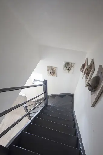 Trap in Antraciet Metaal