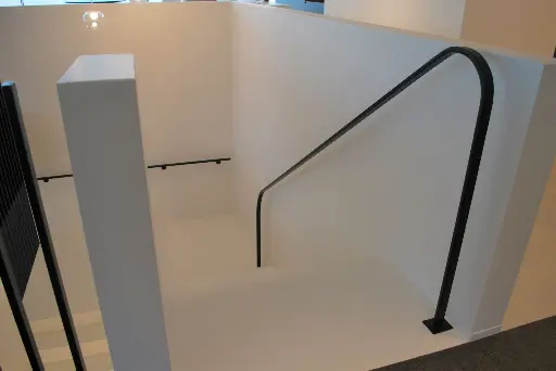 Decoratieve Lattenwand bij Trap
