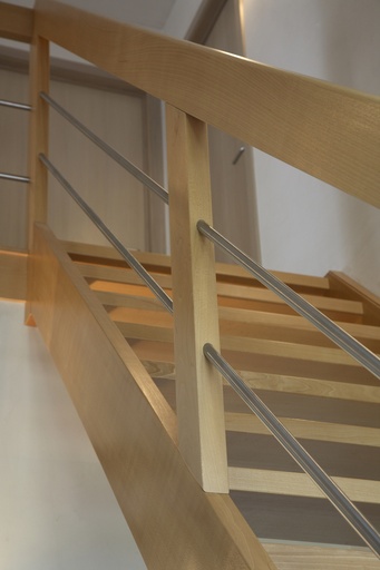 Straight Contemporary Staircase
