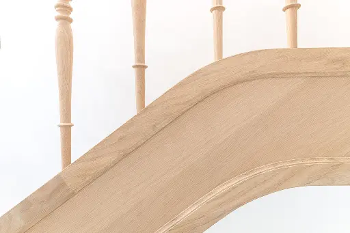 Eiken Trap met klassiek balustrade