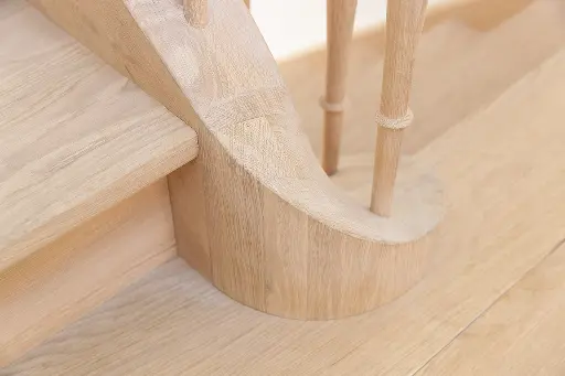 Eiken Trap met klassiek balustrade