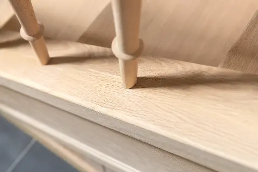 Eiken Trap met klassiek balustrade