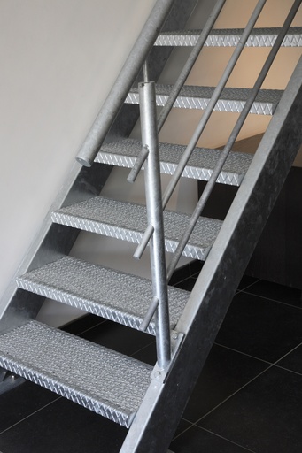 Industrial Metal Staircase