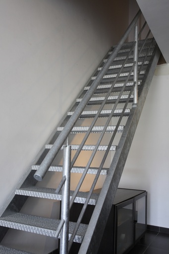 Industrial Metal Staircase