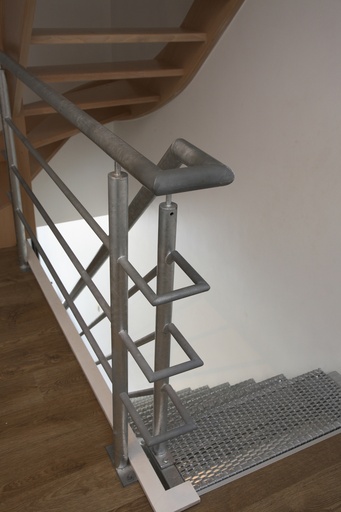 Industrial Metal Staircase