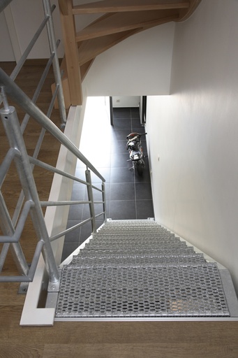 Industrial Metal Staircase