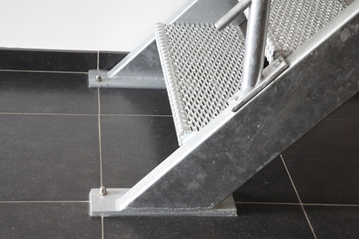 Industrial Metal Staircase