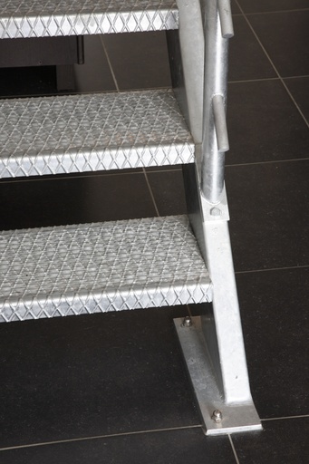 Industrial Metal Staircase