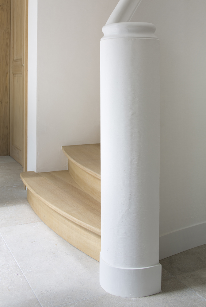 Eiken klassieke trap