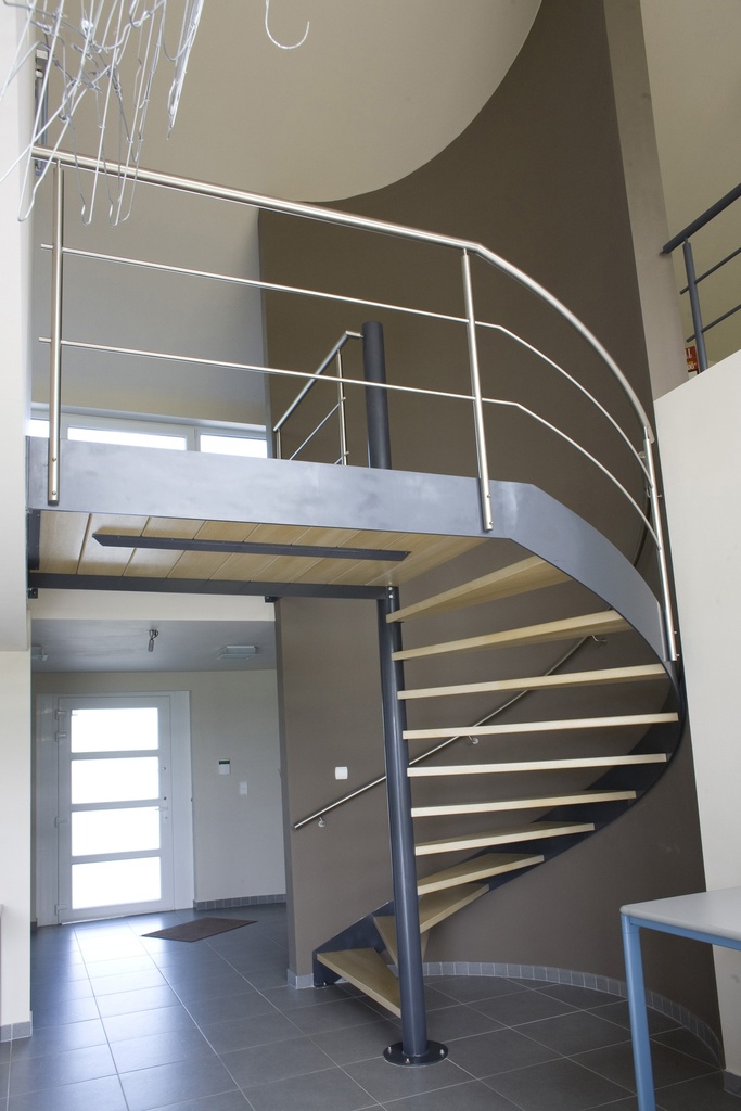 Metalen Spiltrap met buitentrapboom (44)