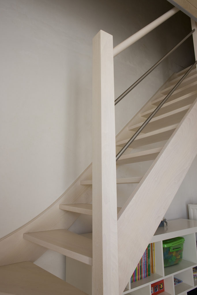 Escalier quart tournant standard ouvert