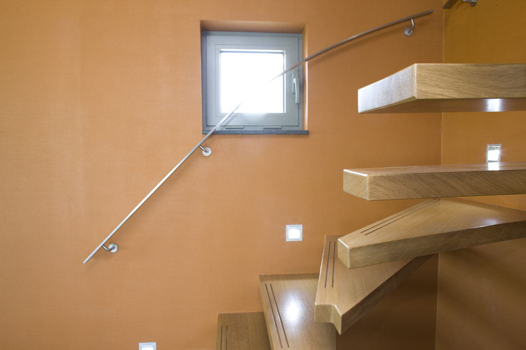 Escalier flottant pour duplex à Lauwe