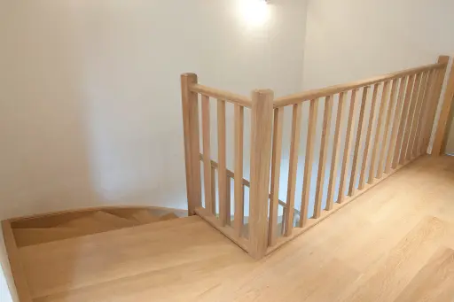 Houten Trap met Wrongstuk