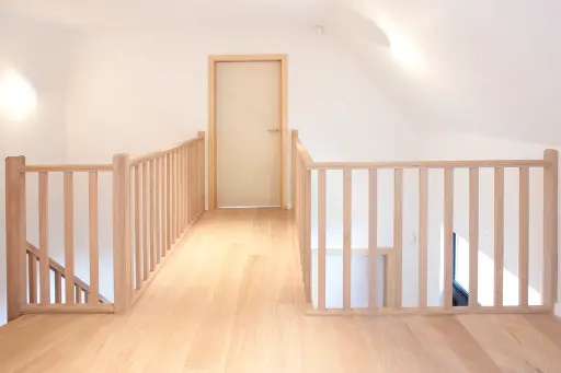 Houten Trap met Wrongstuk
