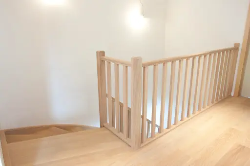 Houten Trap met Wrongstuk