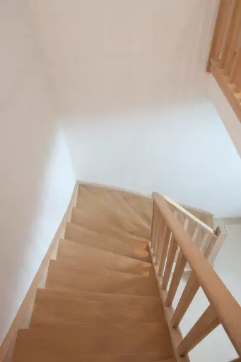 Houten Trap met Wrongstuk