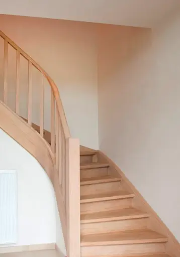 Houten Trap met Wrongstuk
