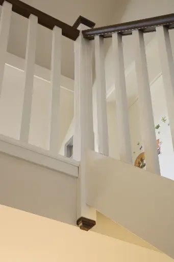Witte Trap met Kwartdraai