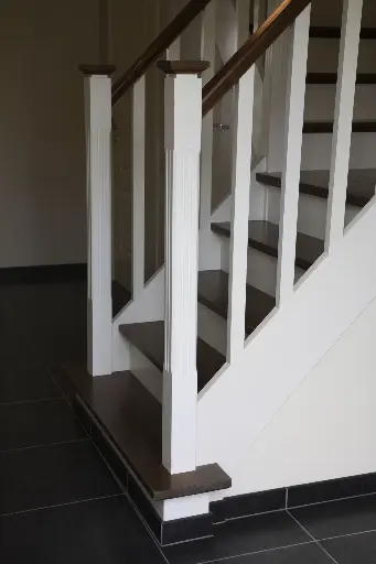 Witte Trap met Kwartdraai