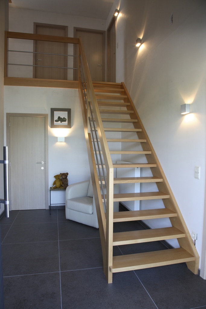 Straight Contemporary Staircase