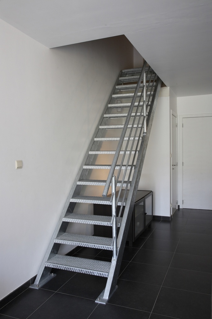 Industrial Metal Staircase