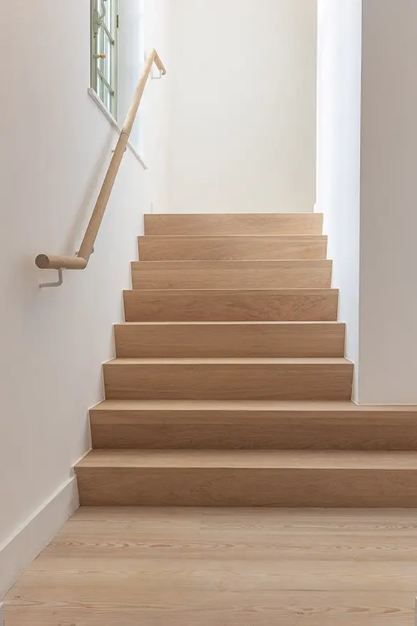 Gesloten Rechte Houten Z-Trap