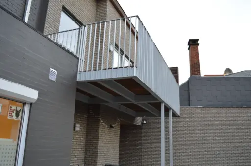 Metalen Balkonhekwerk met Spijlen