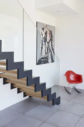 Open houten trap (3067)