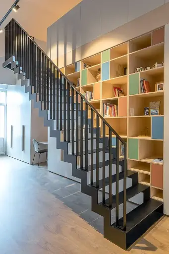 [3100] Open, Rechte, Metalen Trap