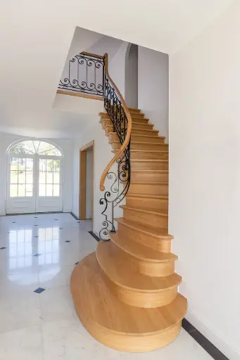 [3101] Ambachtelijke Trap Smeedwerk